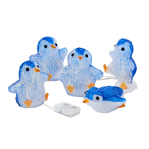 Inlit Ice Penguins & Robins