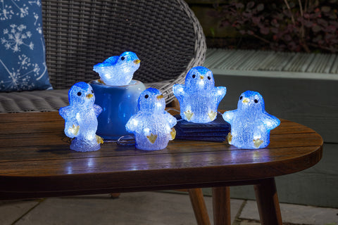 Inlit Ice Penguins & Robins