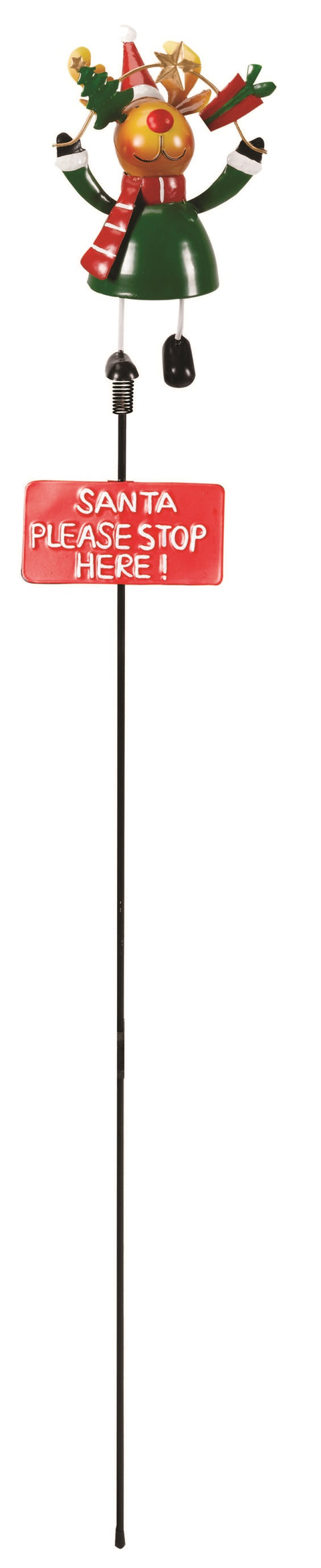 Festive Metal Stakes - Multiple Colours