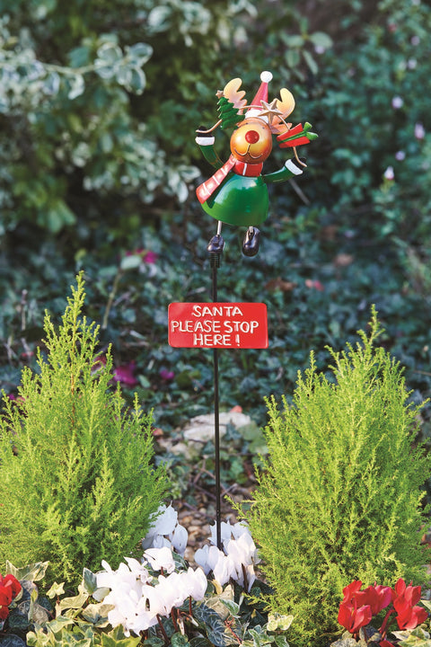 Festive Metal Stakes - Multiple Colours