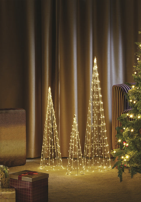 640 LED TreeCone Set of 3 Warm White