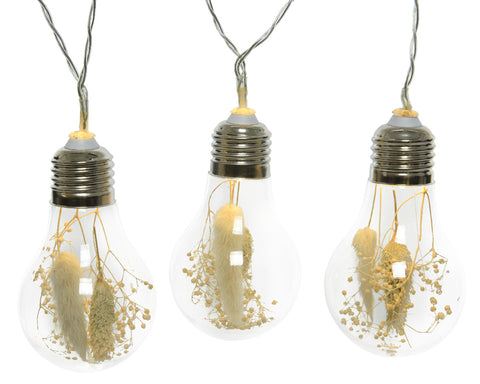 Dried Flower String Lights Indoor Warm White