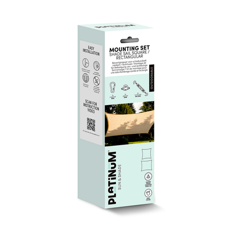 Mounting Set for Shade Sails