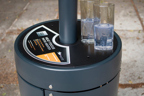 Sahara X13 Heat Focus Patio Heater Gas - Teal