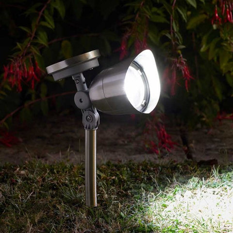 Mega Spotlight Ground Spike Solar