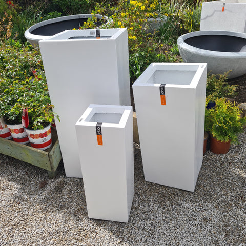 Single Tall Planter Rectangle Lux Terrazzo