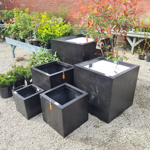 Single Planter Square Lux Terrazzo