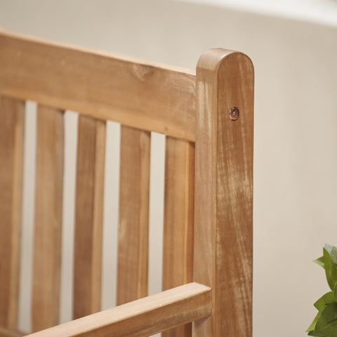 Richmond Acacia Wood Bench with Pop Up Table - 2 Colours