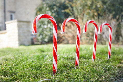 CandyCane Stakes Large - Set of 4