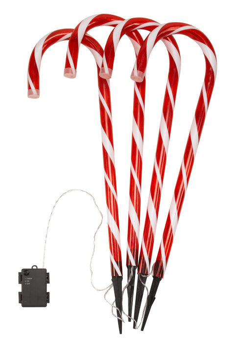 CandyCane Stakes Large - Set of 4