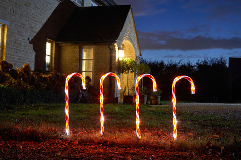 CandyCane Stakes Large - Set of 4