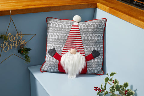FairIsle Gonk Cushion - Multiple Colours