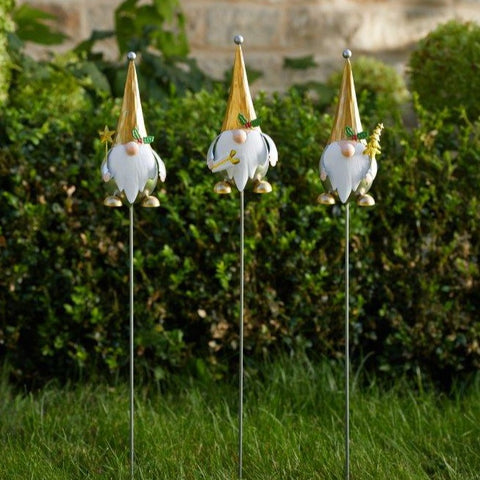 Festive Metal Stakes - Multiple Colours
