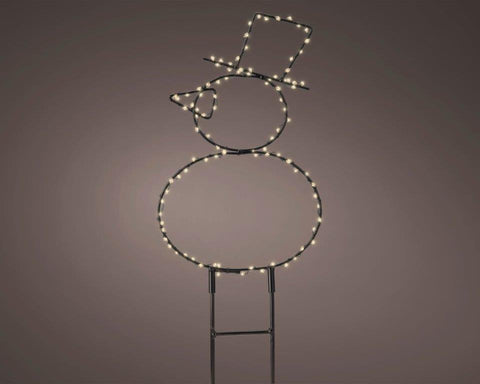 Outdoor LED Snowman Light
