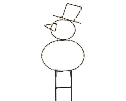 Outdoor LED Snowman Light
