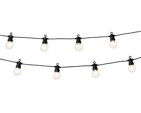 Outdoor LED string light twinkle effect