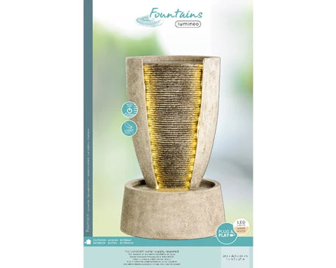 Modern Vase Outdoor Water Feature