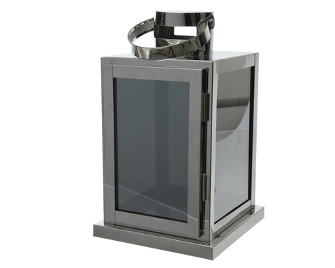 Smoked glass lantern