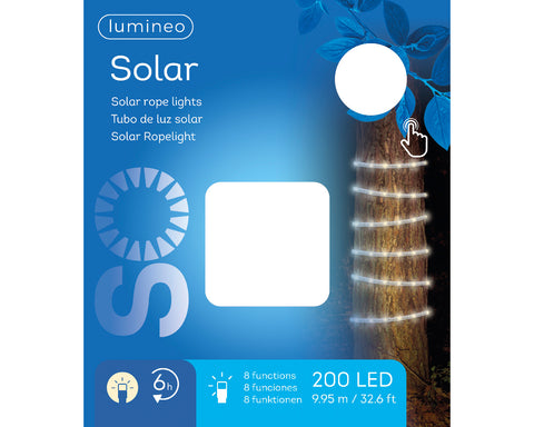 Solar Garden Rope Lights - 3 Sizes Available