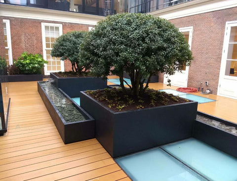 Carrez Rectangular Planter Fibreglass  - Multiple Options