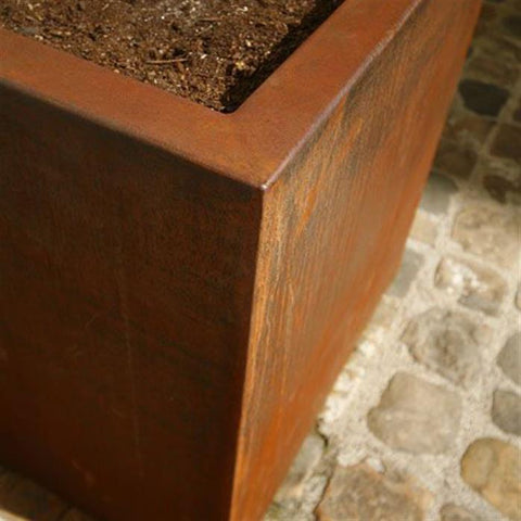 Corten Steel Square Planter