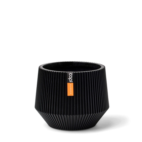 Vase Cylinder Geo Groove Indoor - Multiple Sizes & Colours