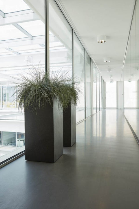 Single Tall Planter Rectangle Lux Terrazzo