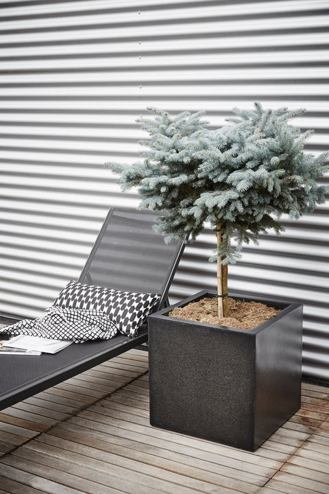 Single Planter Square Lux Terrazzo