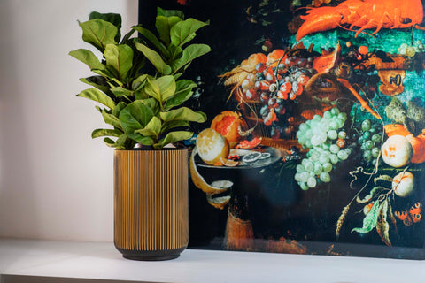 Vase High Groove Indoor - Multiple Sizes & Colours