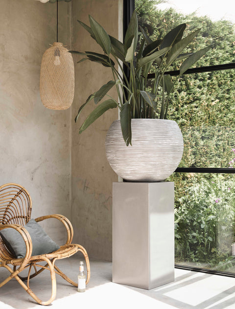 Vase Ball Rib 62x48 cm - Multiple Colours