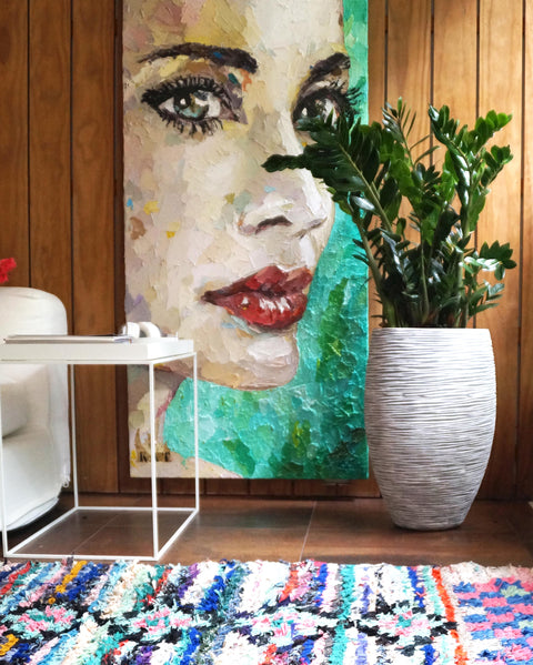 Vase Elegant Deluxe Rib 55x85 cm - Multiple Colours