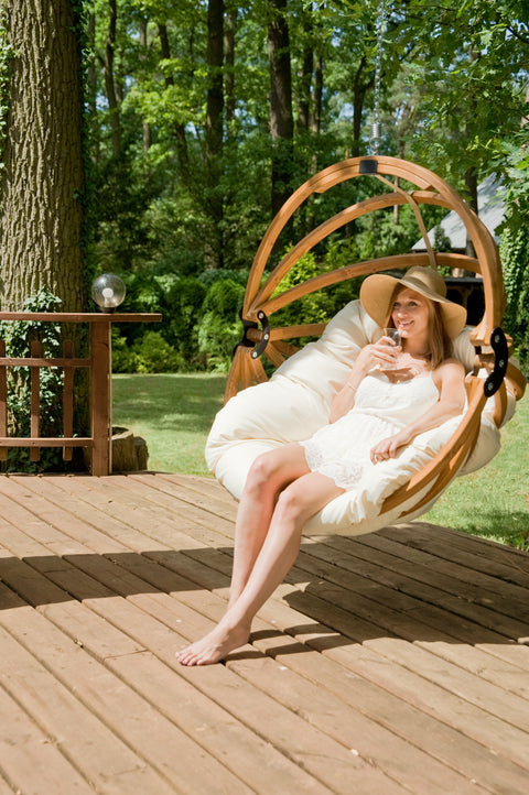 Gaya Wooden Hanging Chair
