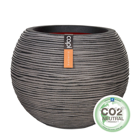 Vase Ball Rib 62x48 cm - Multiple Colours