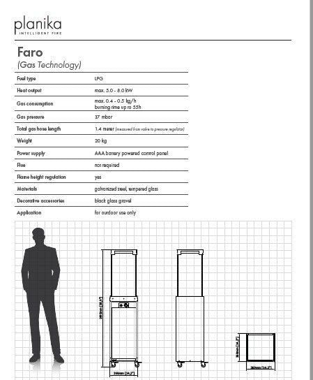 Faro Gas Patio Heater