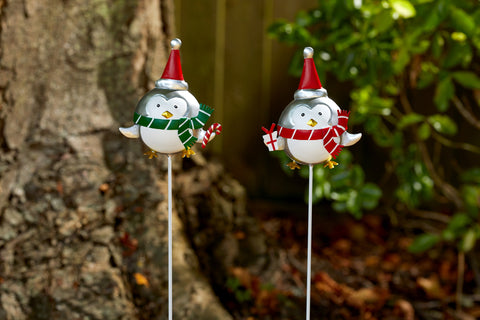 Festive Metal Stakes - Multiple Colours