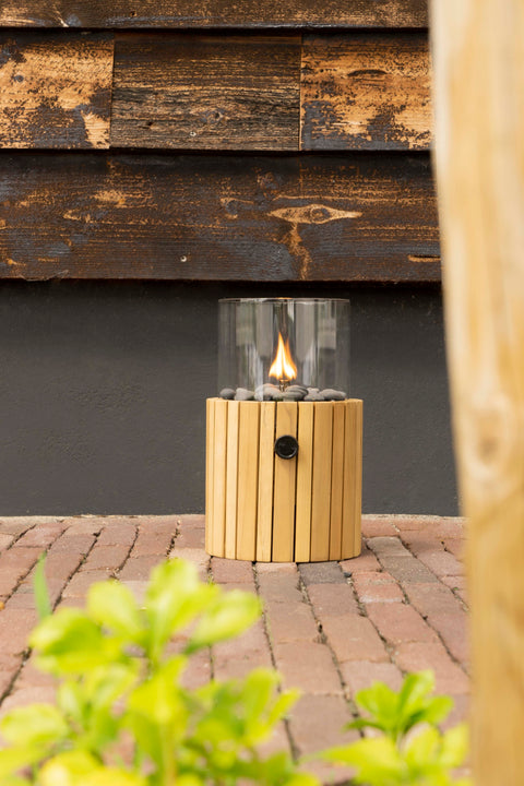 Cosiscoop Timber Fire Lantern Round