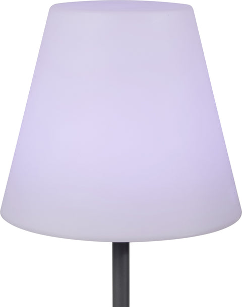 Grey Metal Outdoor Lamp