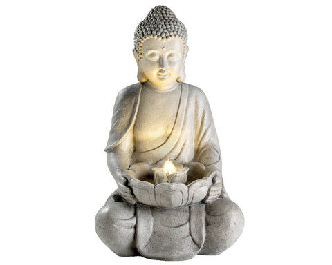 Sitting Buddha Outdoor Water Feature