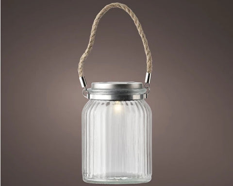 Glass Jar Solar Garden Light