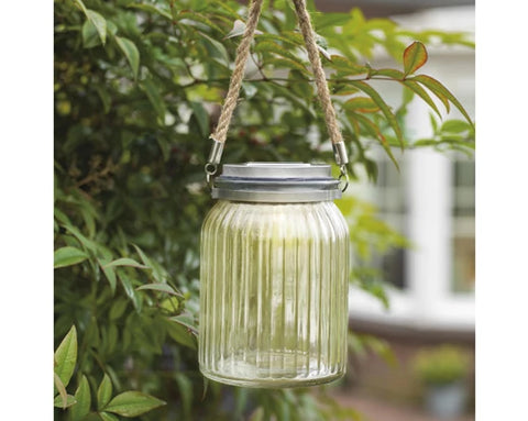 Glass Jar Solar Garden Light