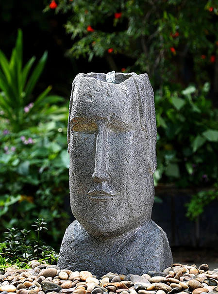 Easter Island Head Water Feature