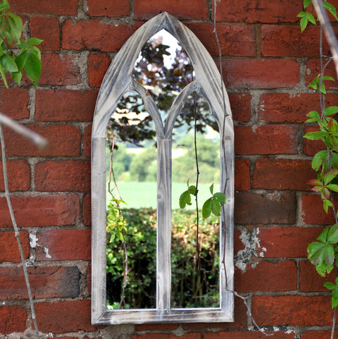 St Andrew Gothic Garden Mirror