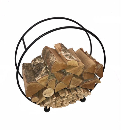 Round Log Basket