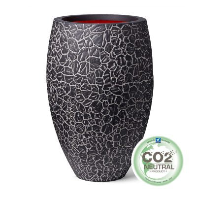 Vase Elegant Deluxe Clay - Multiple Sizes - Black